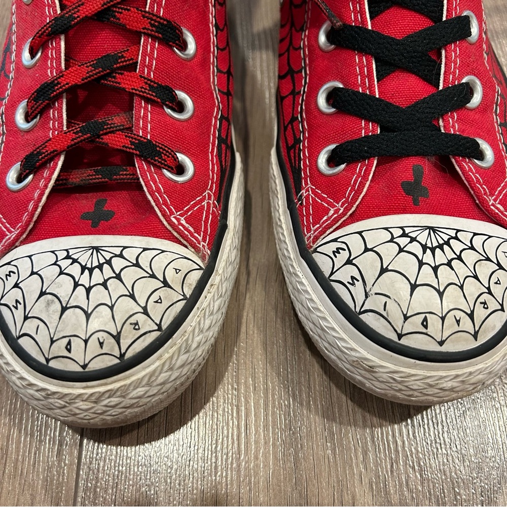 Sean Pablo x Converse Chuck Taylor All Star Sneakers Shoes Pro Hi 'Red' - Picture 9 of 15